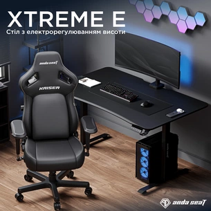 Компьютерный стол Anda Seat Xtreme E 1400x750 Black (AD-D-DD1-1400-06-B) изображение 1