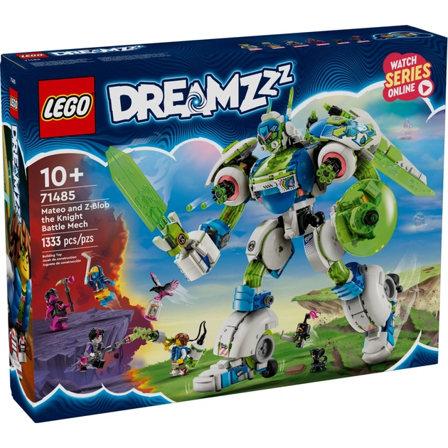 Конструктор LEGO DREAMZzz Матео й лицарський бойовий робот Зет-Блоб (71485) - зображення 1