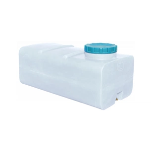 Ємність для води Пласт Бак квадратна харчова 400 л прямокутна біла (824) изображение 1