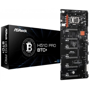 Материнська плата ASRock H510PROBTC+ (H510 PRO BTC+) зображення 1