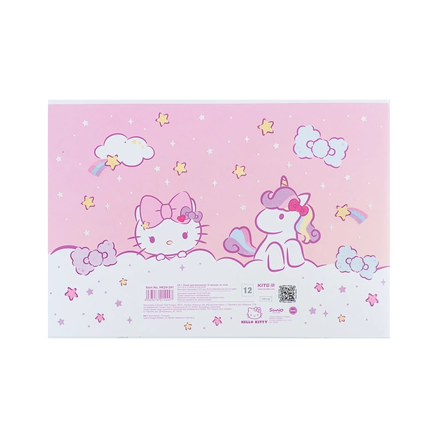 Альбом для малювання Kite Hello Kitty, 12 аркушів (HK24-241) - picture 8