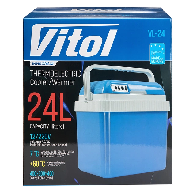 Автохолодильник VITOL 24 л. (VL-24) - зображення 10