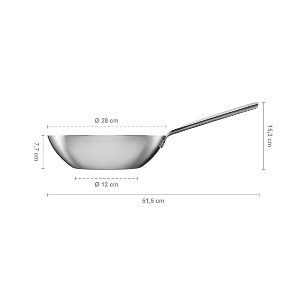 Сковорода Fiskars Вок Norden 28 см без покриття (1067630) - picture 7