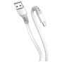 Дата кабель USB 2.0 AM to Lightning 1.0m 3A liquid silicone white ColorWay (CW-CBUL093-WT) - уменьшенное изображение 3