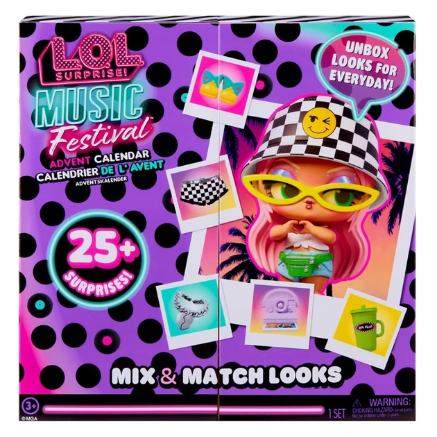 Ігровий набір L.O.L. Surprise! з лялькою Music Festival Адвент-календар (256595) - зображення 1