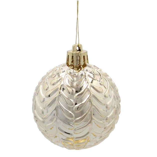 Ялинкова іграшка Chomik пластикові кульки 16 шт, 6см, мікс кольорів (5900779900004) - picture 4