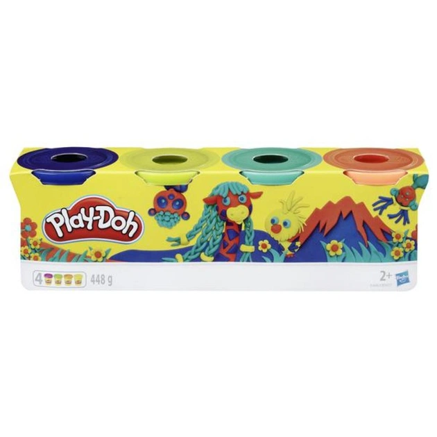 Набор для творчества Hasbro Play-Doh 4 баночки (B5517_E4867) - изображение 1