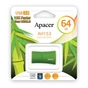 USB флеш накопичувач Apacer 64GB AH153 Green RP USB 3.0 (AP64GAH153G-1) - зменшене зображення 5