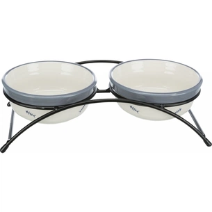 Посуд для котів Trixie Eat on Feet підставка з мисками 300 мл/12 см (4047974247907) зображення 1