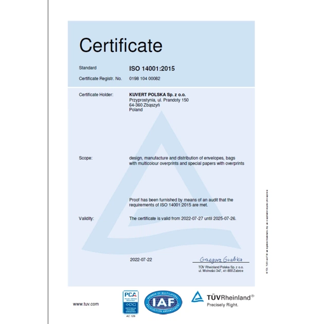 Подарунковий пакет Куверт Ecobag, 24х10х36 см коричневий (10632030000) - picture 3