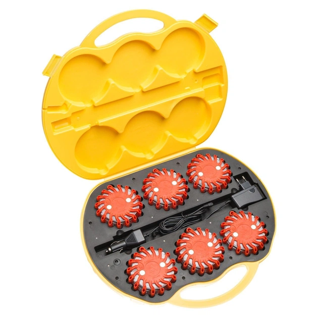 Ліхтар Mactronic Комплект M-Flare (65 Lm) Amber Magnet Synch Recharg 12/220V (PSD0012) (DAS303746) - зображення 1