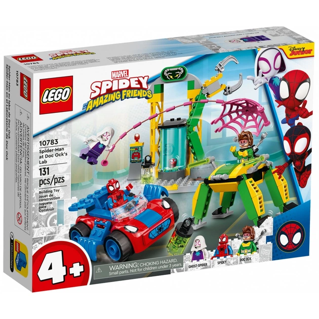 Конструктор LEGO Super Heroes Marvel Людина-Павук у лабораторії Лікаря Восьминога (10783) - изображение 1