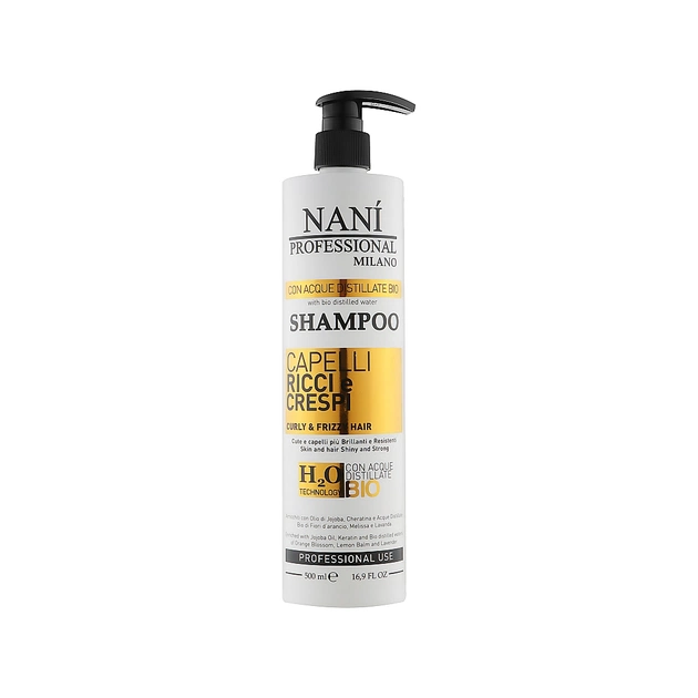 Шампунь Nani Professional Milano Curly & Frizzi для кучерявого волосся 500 мл (8034055534113) - зображення 1