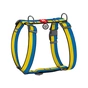 Шлея для собак WAUDOG Nylon анатомічна H-подібна з QR-паспортом "Colors of freedom" пластиковий фастекс XL (323-4020) - уменьшенное изображение 1