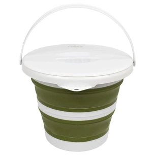 Ведро складное Tribe Water Bucket Lid 5 л з кришкою olive (T-FJ-0049-olive) изображение 1