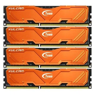 Модуль пам'яті для комп'ютера DDR3 32GB (4x8GB) 1600 MHz Vulcan Orange Team (TLAED332G1600HC9QC01) зображення 1