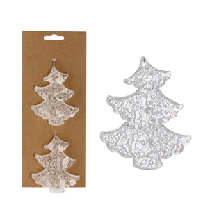 Ялинкова іграшка Chomik Ялинка ,9 см, 2 шт, пластик, прозоро-біла (5900779830868) изображение 1