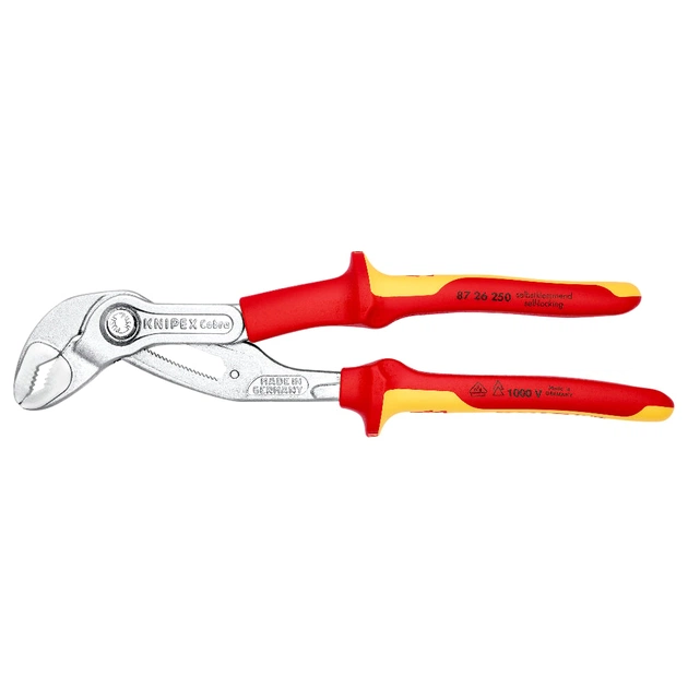 Кліщі KNIPEX сантехнічні Cobra VDE 87 26 250 (електроізольовані 1000V) (87 26 250) - picture 3