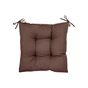 Подушка на стілець Прованс з екошкіри Коричнева 40х40 (034073) - зменшене зображення 2
