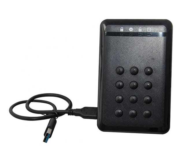 Внешний карман Frime SATA HDD/SSD 2.5", USB3.0, с функцией шифрования данных, Black (FHEE10025U30) - изображение 1