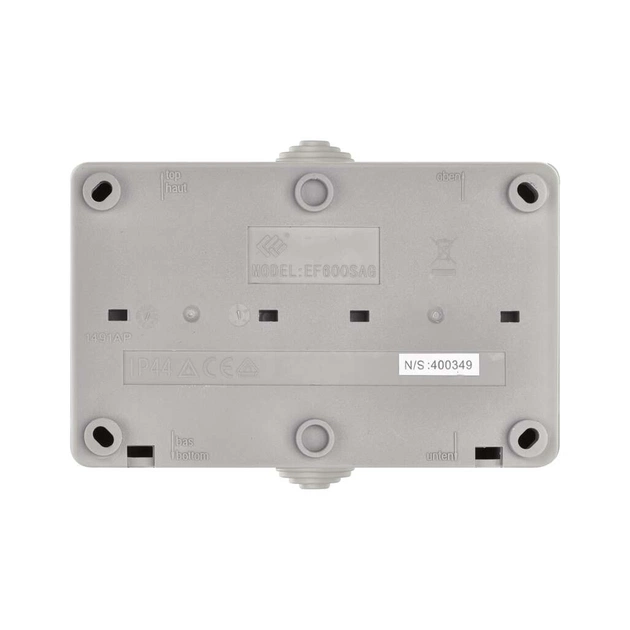 Розетка EMOS 16A 250V IP44 подвійна (A1396.2) - зображення 4