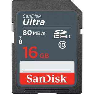 Карта пам'яті SanDisk 16GB SDHC class 10 UHS-1 (SDSDUNS-016G-GN3IN) зображення 1