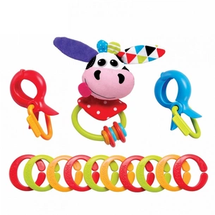 Іграшка на коляску Yookidoo Ланцюжок корівка (70637) зображення 1