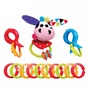 Іграшка на коляску Yookidoo Ланцюжок корівка (70637) - зменшене зображення 1