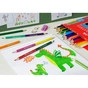 Карандаши цветные Faber-Castell 24 кольори "Замок" + 3 шт двоколірні + стругачка (110324) (30454) - уменьшенное изображение 4