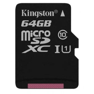 Карта пам'яті Kingston 64GB microSDXC class 10 UHS-I Canvas Select (SDCS/64GBSP) зображення 1