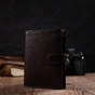 Портмоне Bond Accessories З натуральної зернистої шкіри Коричневе (22056) - уменьшенное изображение 10