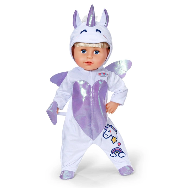 Аксесуар до ляльки Zapf Одяг для ляльки Baby Born - Комбінезон Єдинорога (838266) - picture 3