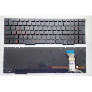 Клавіатура ноутбука ASUS ROG GL553V/ZX553V/FX553V чорна з підсвіткою UA (A46171) зображення 1
