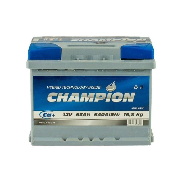 Акумулятор автомобільний Champion 65 Ah/12V Euro (CHG65-0) - изображение 1
