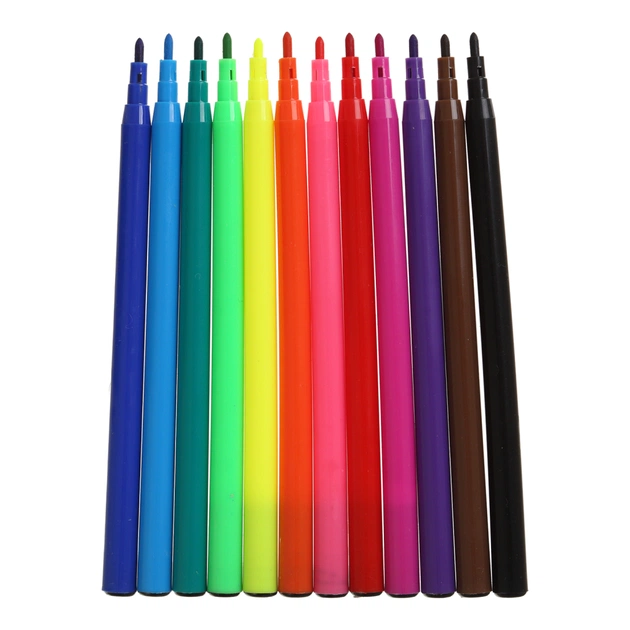 Фломастери ZiBi SMART Line Машинка 12 кольорів (ZB.2811) - picture 2