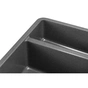 Мийка кухонна GRANADO Under top DOUBLE grafito (gr3409) - зменшене зображення 3