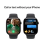 Смарт-годинник Apple Watch Series 10 GPS + Cellular 46mm Slate Titanium Case with Black Sport Band - S/M (MWYD3QH/A) - зменшене зображення 7