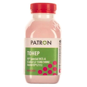 Тонер Patron HP CLJ 1500/3000/4600/CP1215) MAGENTA 50г (HCS-A-M-050) зображення 1