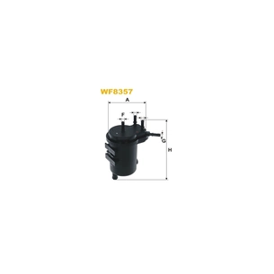 Фільтр паливний Wixfiltron WF8357 зображення 1
