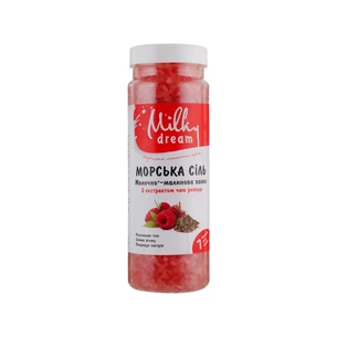 Сіль для ванн Milky Dream морська Молочно-малинова ванна 700 г (4820205300691) изображение 1