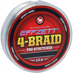 Шнур DAM Effzett 4-BRAID 125м 0,25мм 11,3кг/25Lb (moss green) (52682) зображення 1