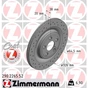 Гальмівний диск ZIMMERMANN 290.2265.52 - зменшене зображення 1