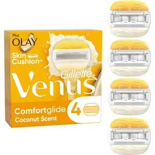 Змінні касети Gillette Venus ComfortGlide Olay З ароматом кокосу 4 шт. (7702018267651) зображення 1