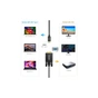 Кабель мультимедійний USB-C to VGA M 1.8m black Choetech (XCV-1801-BK) - уменьшенное изображение 3