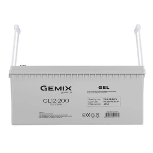 Батарея до ДБЖ Gemix GL 12В 200Ач (GL12-200) зображення 1