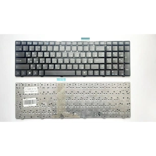 Клавіатура ноутбука MSI GE60, GE70, GX60 чорна з чорною рамкою UA (A43972) зображення 1
