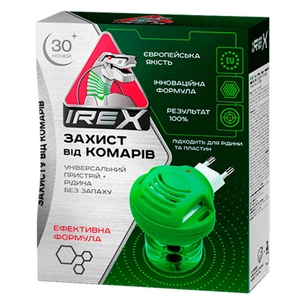 Фумігатор iRex Від комарів + Рідина 30 ночей 20 мл (4820184441309) зображення 1