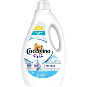 Гель для прання Coccolino Care Sensitive для делікатного прання 1.72 л (8720181168550) зображення 1