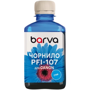Чорнило Barva Canon PFI-102/107 180ml C (C107-885) зображення 1
