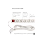 Мережевий фільтр живлення ColorWay CW-PSEA55W, 5 розеток/ 5M white (CW-PSEA55W) - зменшене зображення 7